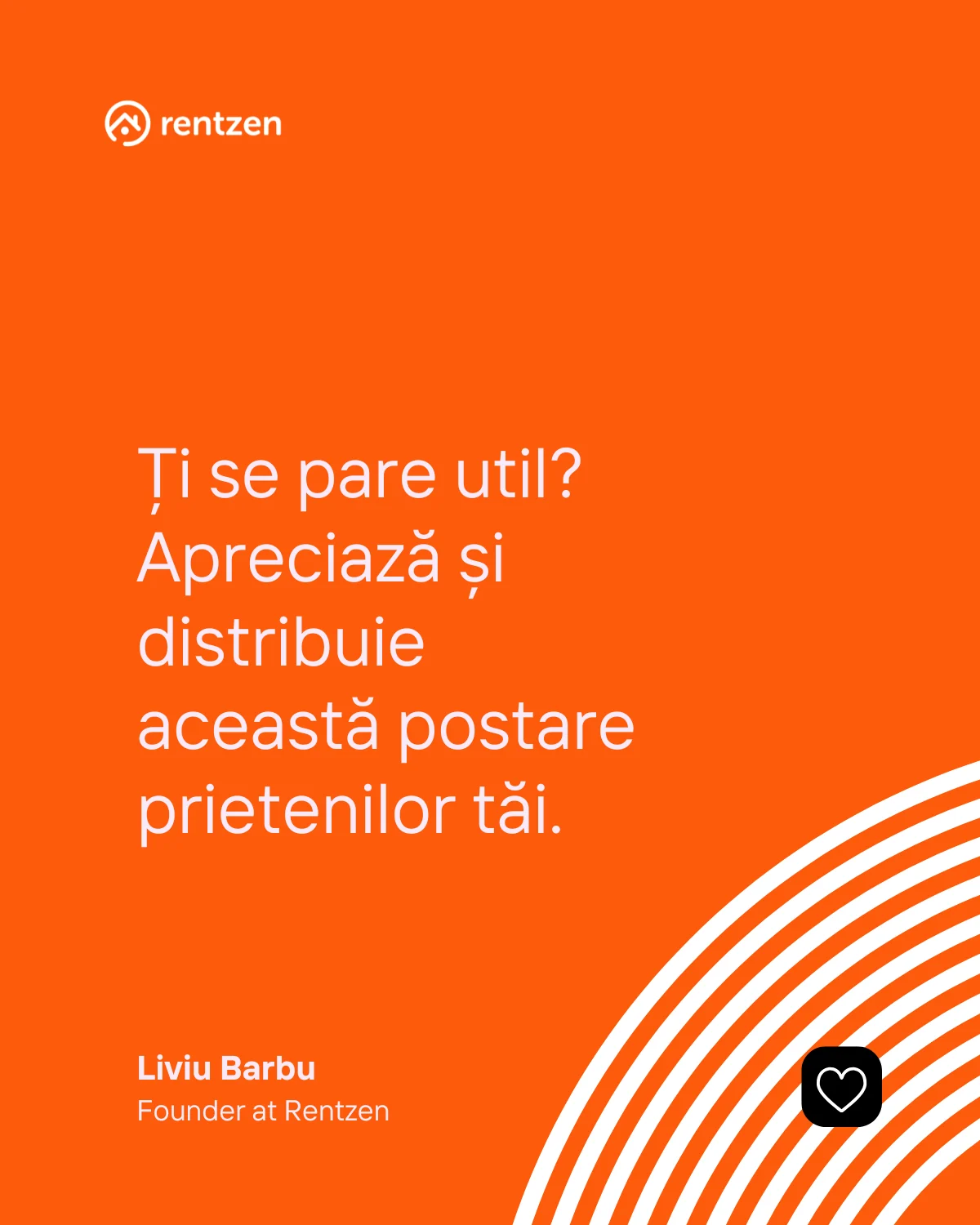Distribuie articolul RentZen către proprietarii care au nevoie de organizare