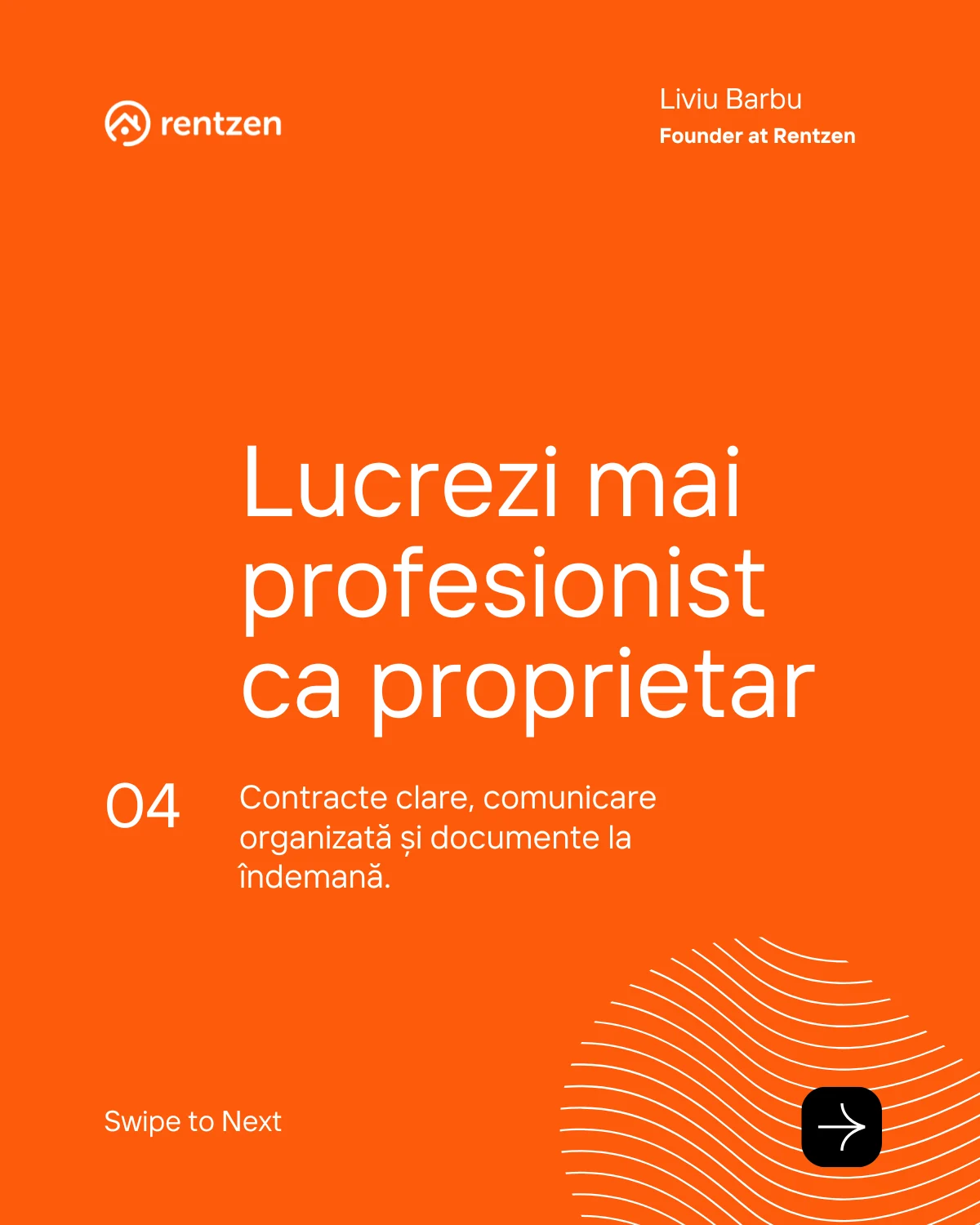 RentZen te ajută să lucrezi mai profesionist ca proprietar