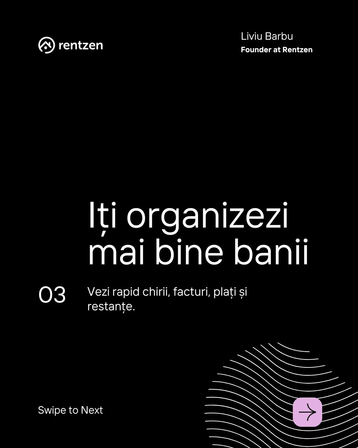 RentZen te ajută să organizezi mai bine chiriile, facturile, plățile și restanțele